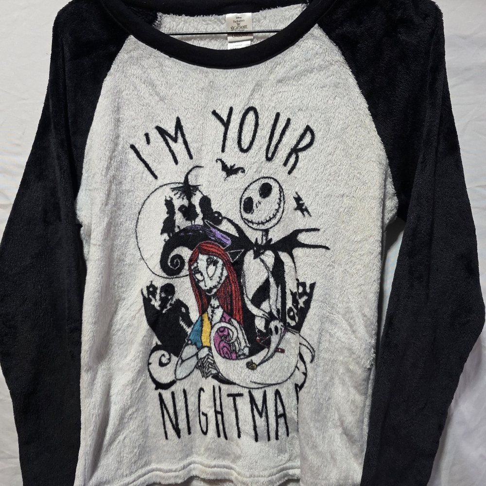 Disney Black and White Nightmare Before Christmas Sleepwear